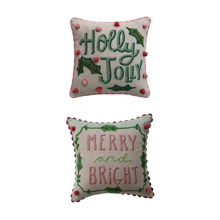 Creative Coop Holly Jolly Cushion XT0250