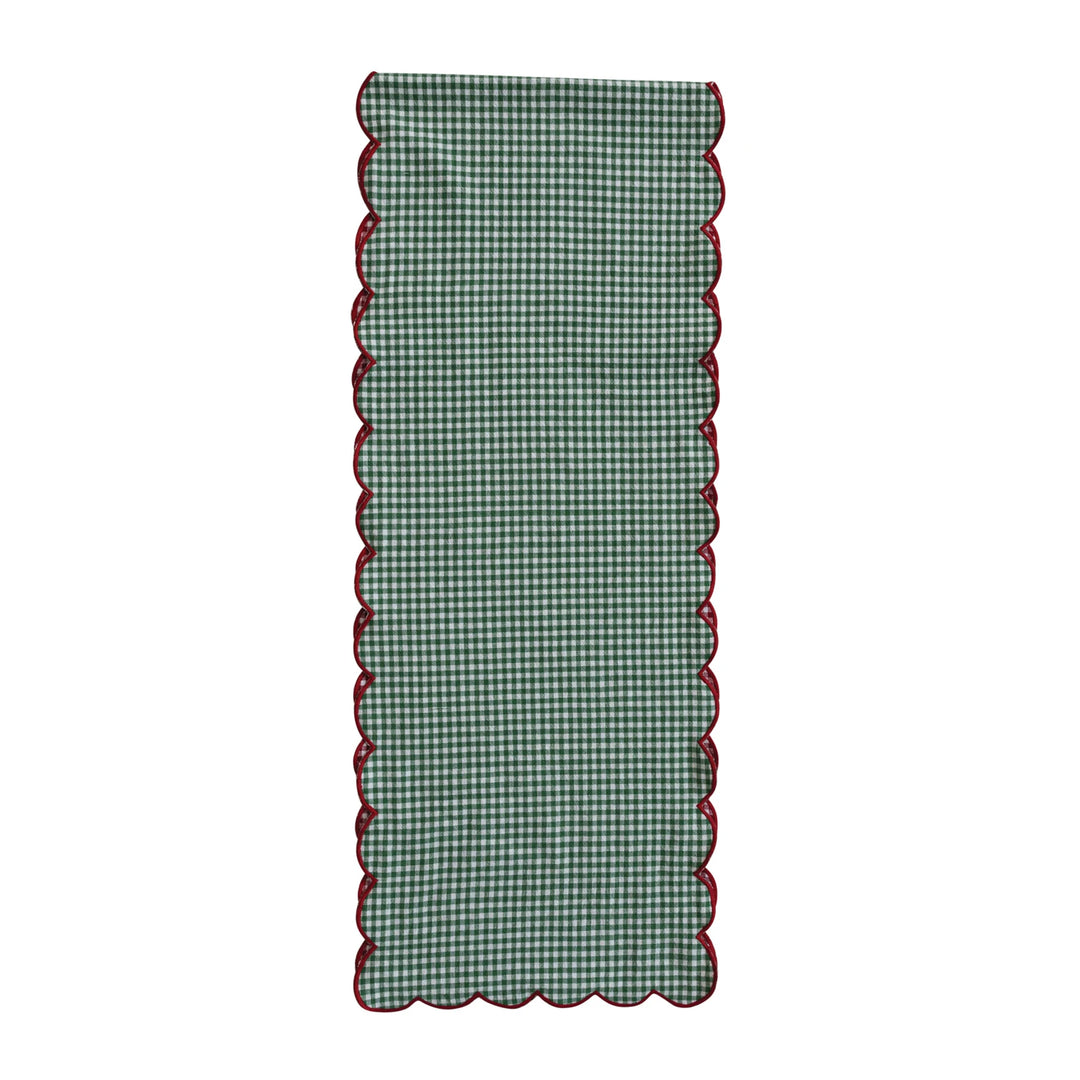Creative Coop Gingham Table Runner XT1991