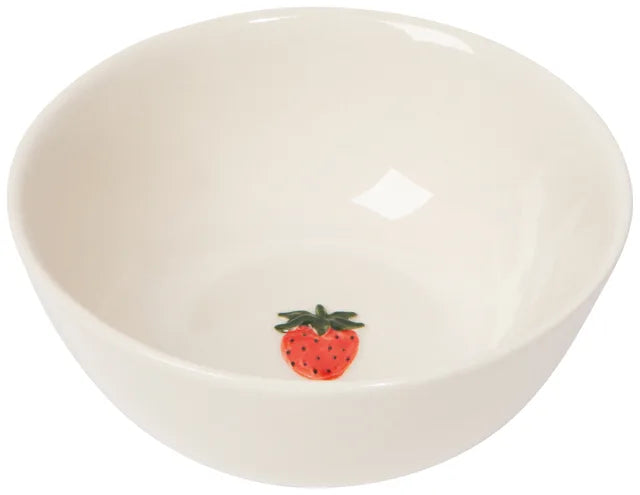 Danica Strawberry Embossed  Bowl