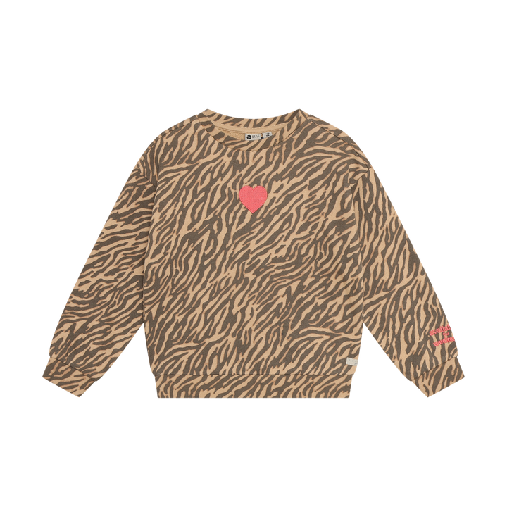 Daily Seven Girls Animal Print Pullover   930516-2120