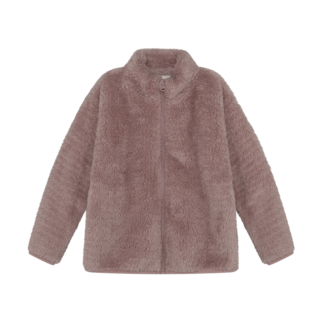 Minymo Girls Faux Fur Glitter Jacket   124473-6510