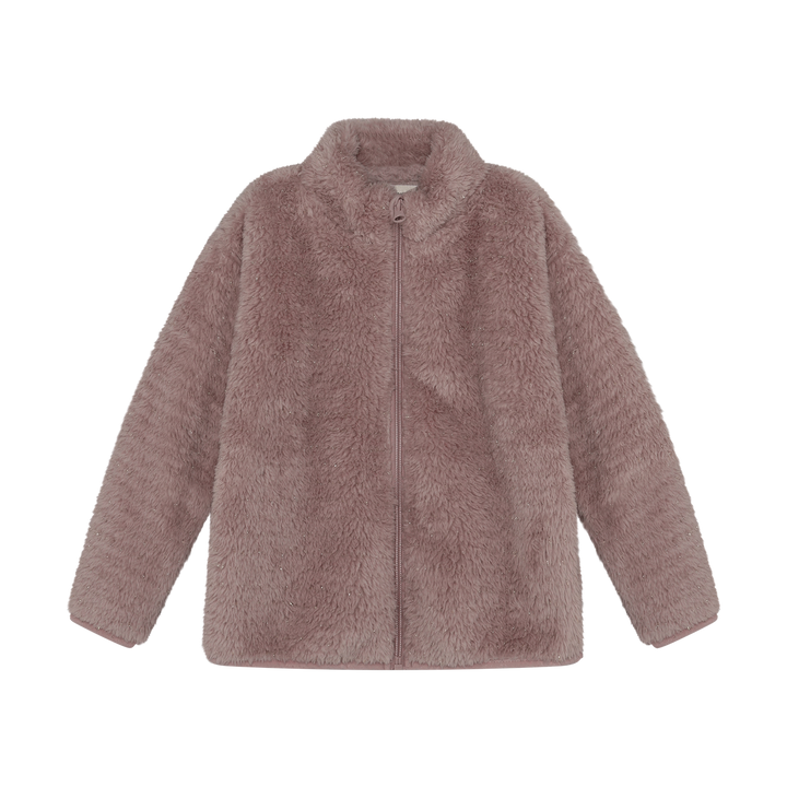 Minymo Girls Faux Fur Glitter Jacket   124473-6510