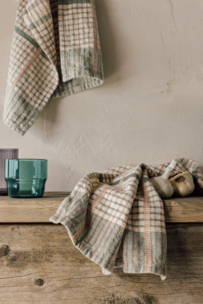 Danica Finley Check Dishtowel Set/2 - Willow