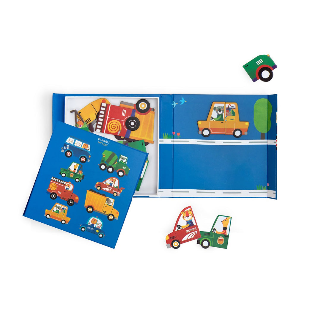 Moulin Roty Magnetic Vehicle Game   Poppipop  661376