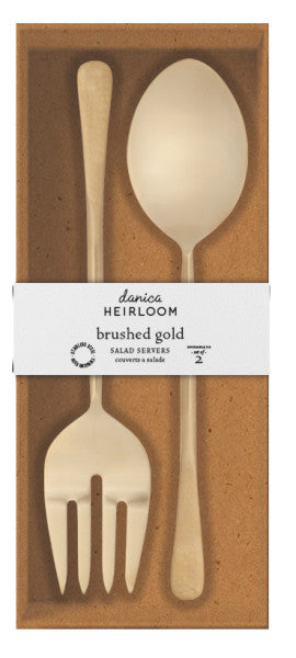 Danica Salad Server Set/2 Gold HSV2155D