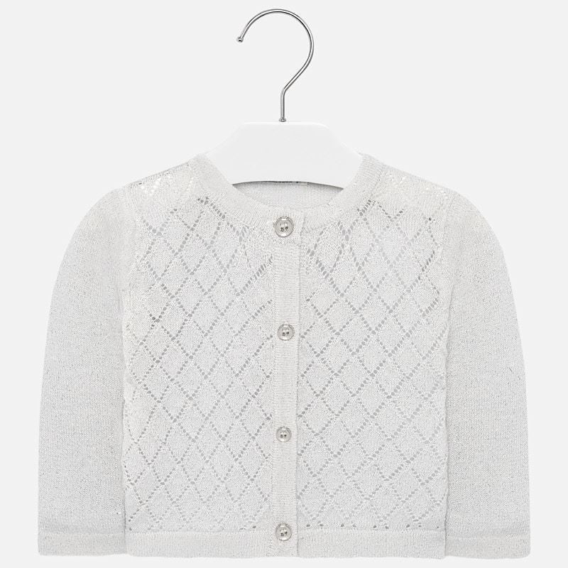 Mayoral Baby Girl Cardigan 1328-27 Silver *