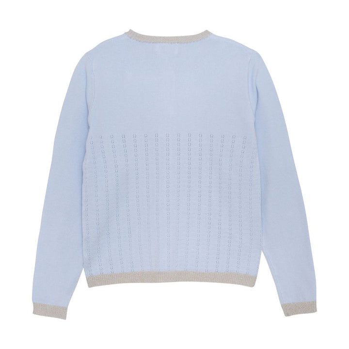 Creamie Girls Cardigan with Silver Trim  822572-7749  Powder Blue *