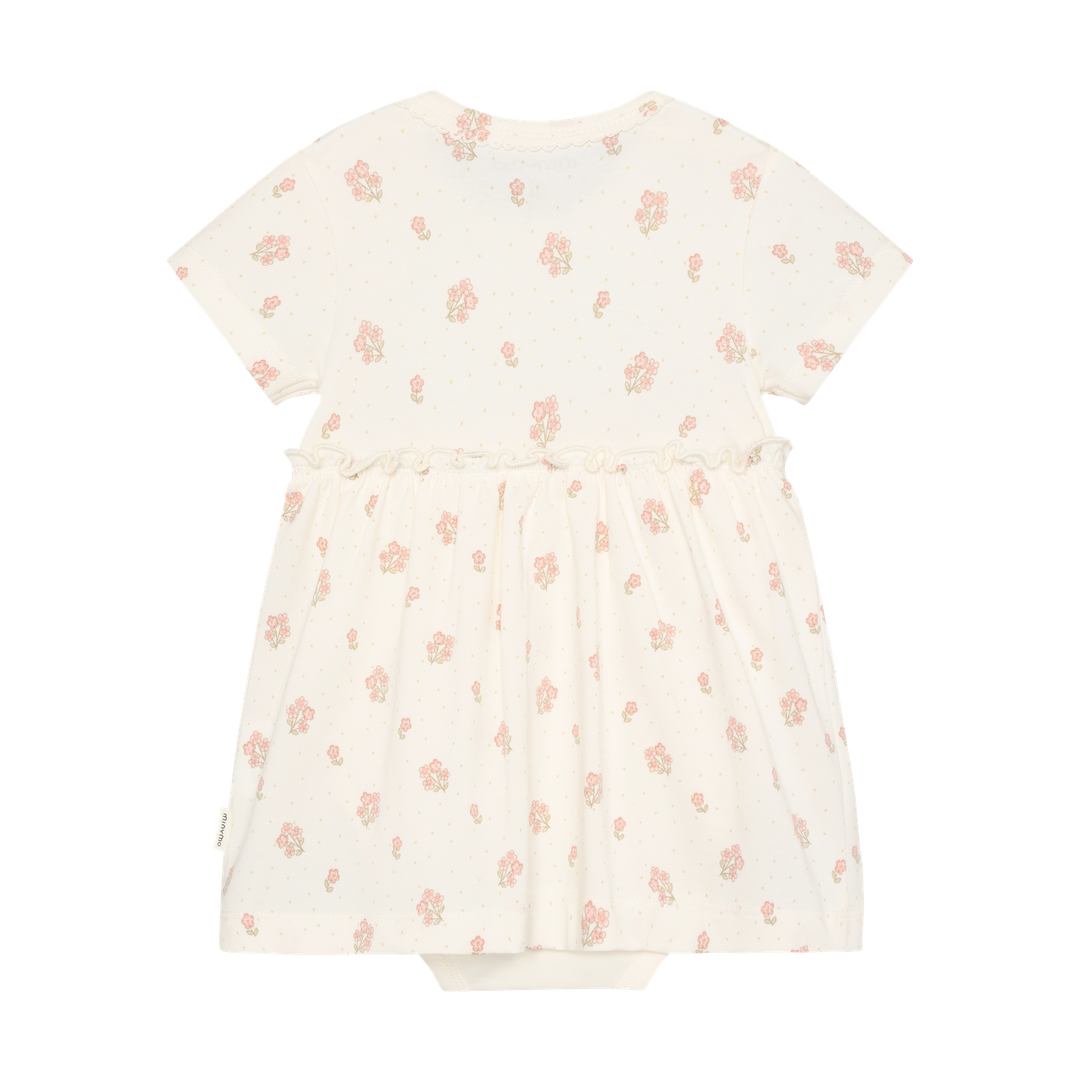 Minymo Baby Girl Short Sleeve Dress   114313-1271