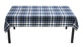 Tag Mirage Plaid Tablecloth 60x108  Blue G14582