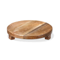 Tag Footed Round Serving Board - Small  G14978