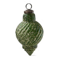 Tag Antiqued Swirl Green Ornament  G15668