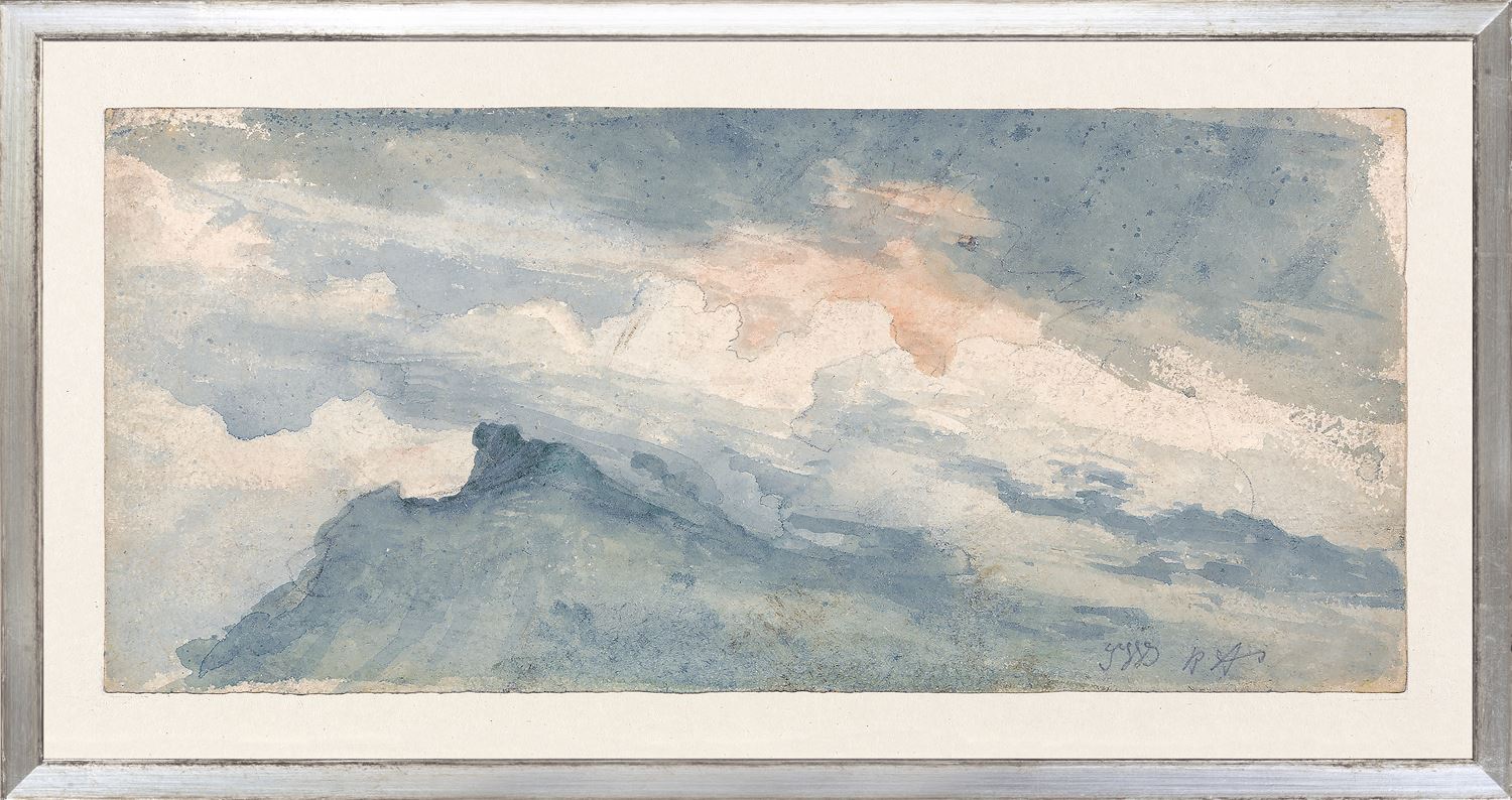 Celadon Study of a Hilltop and Sky 20874