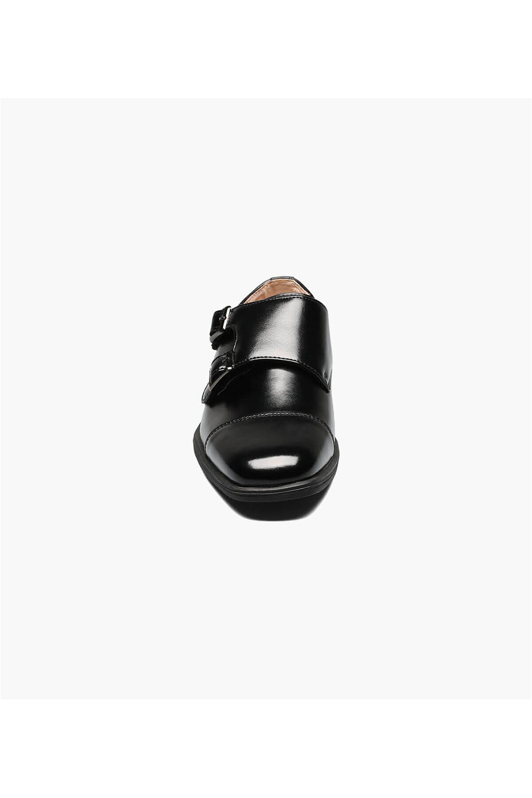 Florsheim Boys Dress Shoe Reveal Dbl Monk 16596-001 Black **
