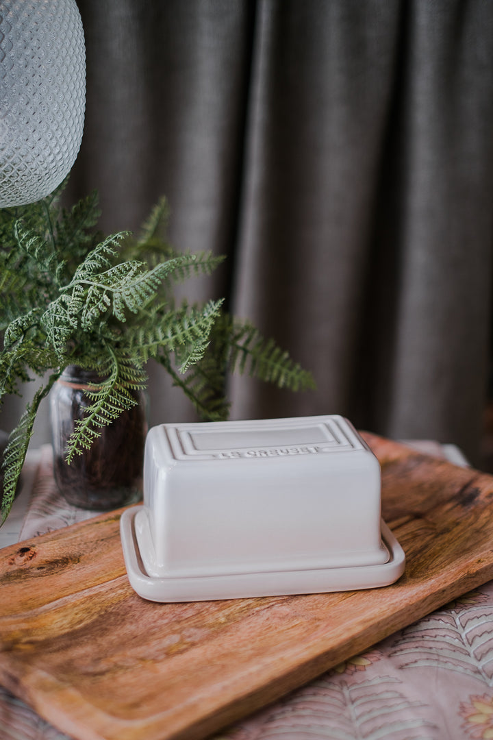 Le Creuset Butter Dish - Meringue