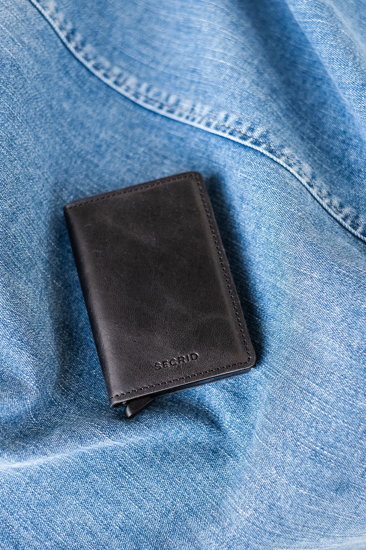 Secrid Slimwallet   SV  Vintage Black