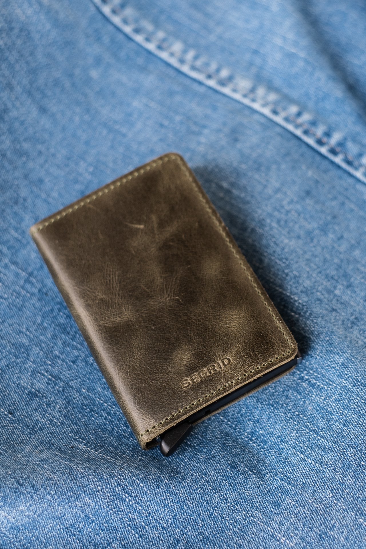 Secrid Slimwallet Vintage Olive Black SV