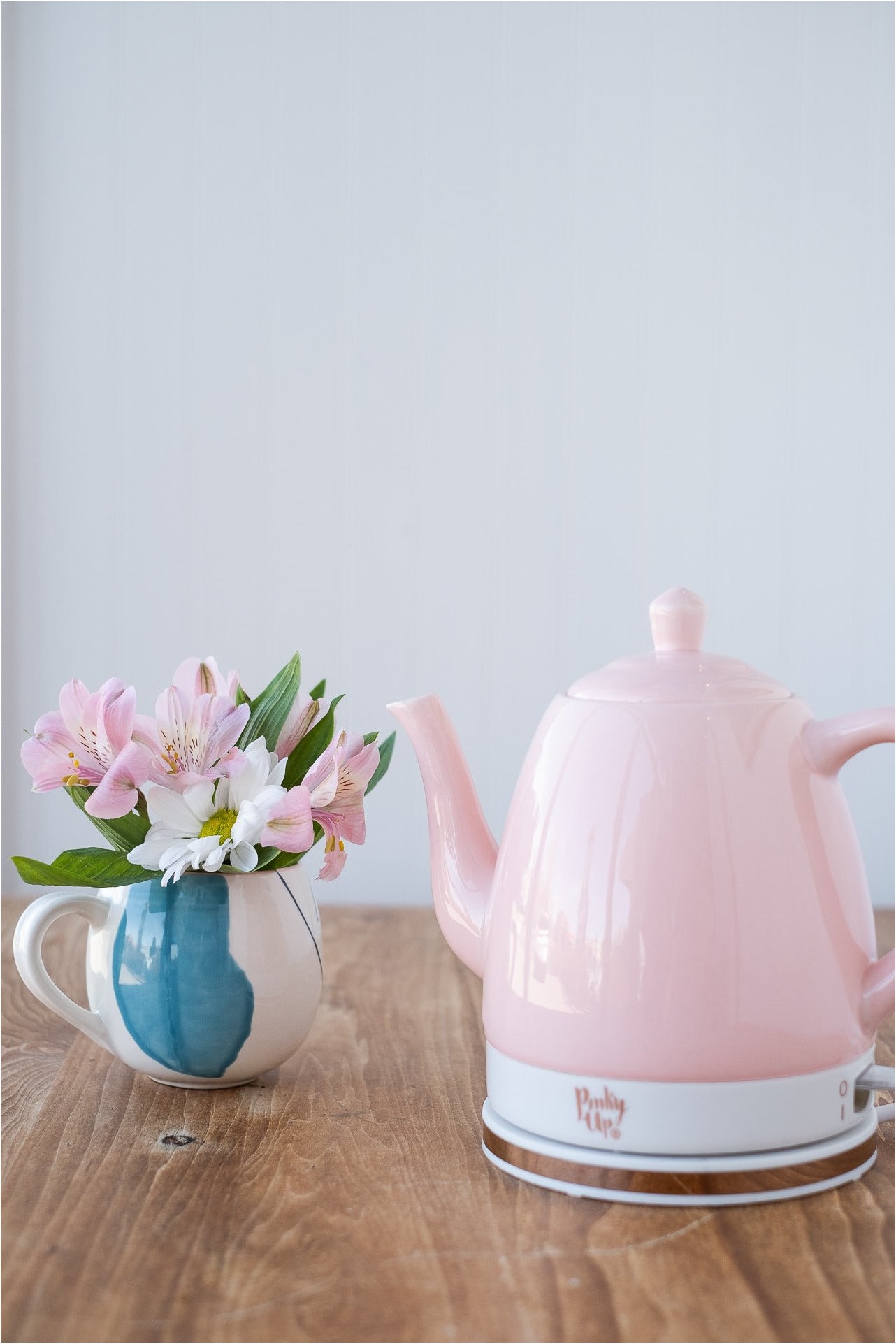 Noelle™ Pink Ceramic Electric Tea Kettle by Pinky Up®, Pack of 1