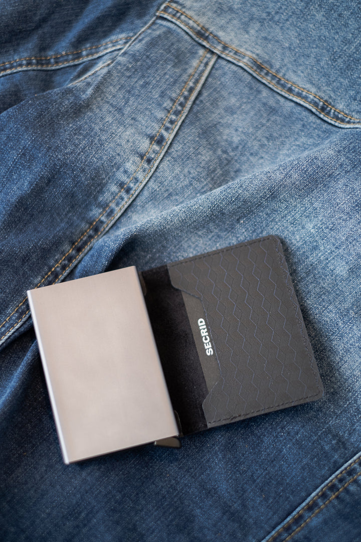 Secrid Slimwallet Optical Black Titanium  -  SOp