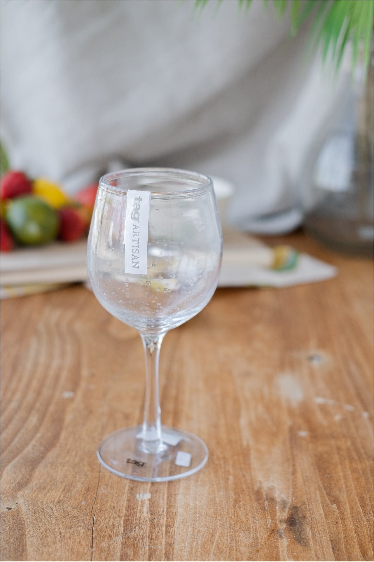 Bubble Glass Tall Wine Glass 207217