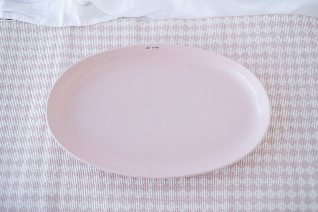 Casafina Pacifica Marshmallow Oval Platter