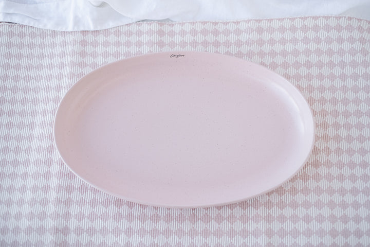 Casafina Pacifica Marshmallow Oval Platter