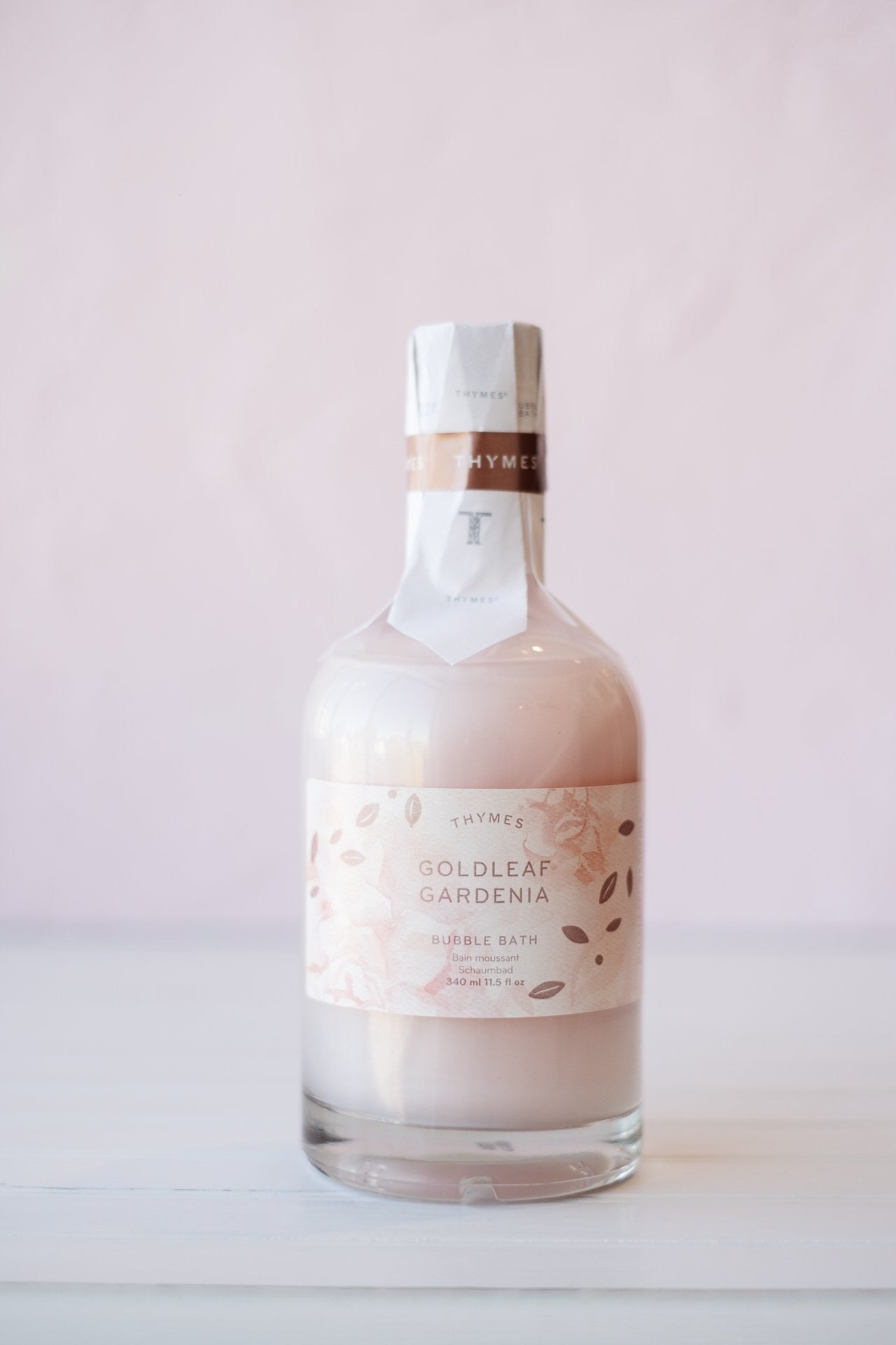 Thymes Goldleaf Gardenia Bubble Bath