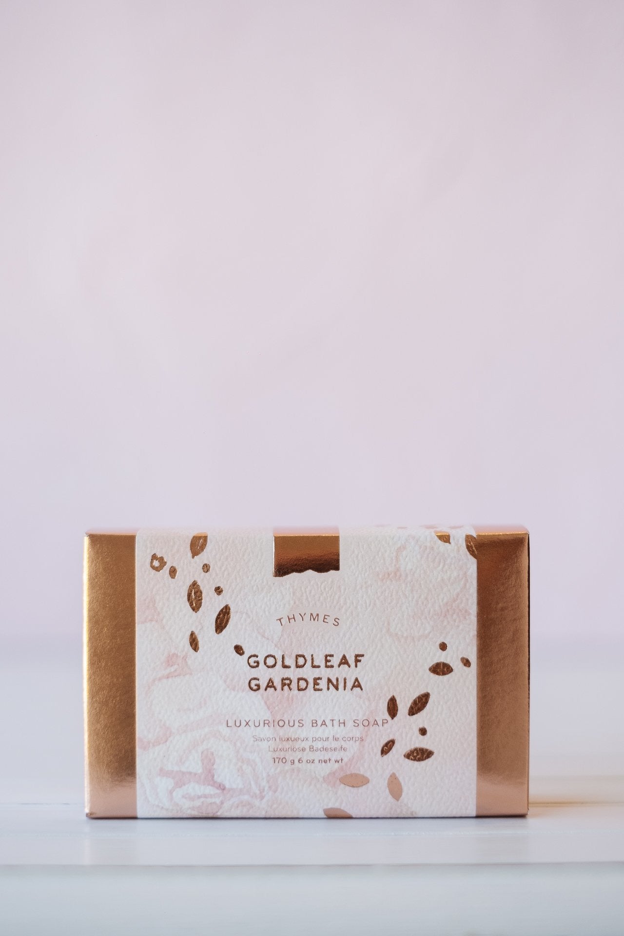 Thymes Goldleaf Gardenia Bar Soap