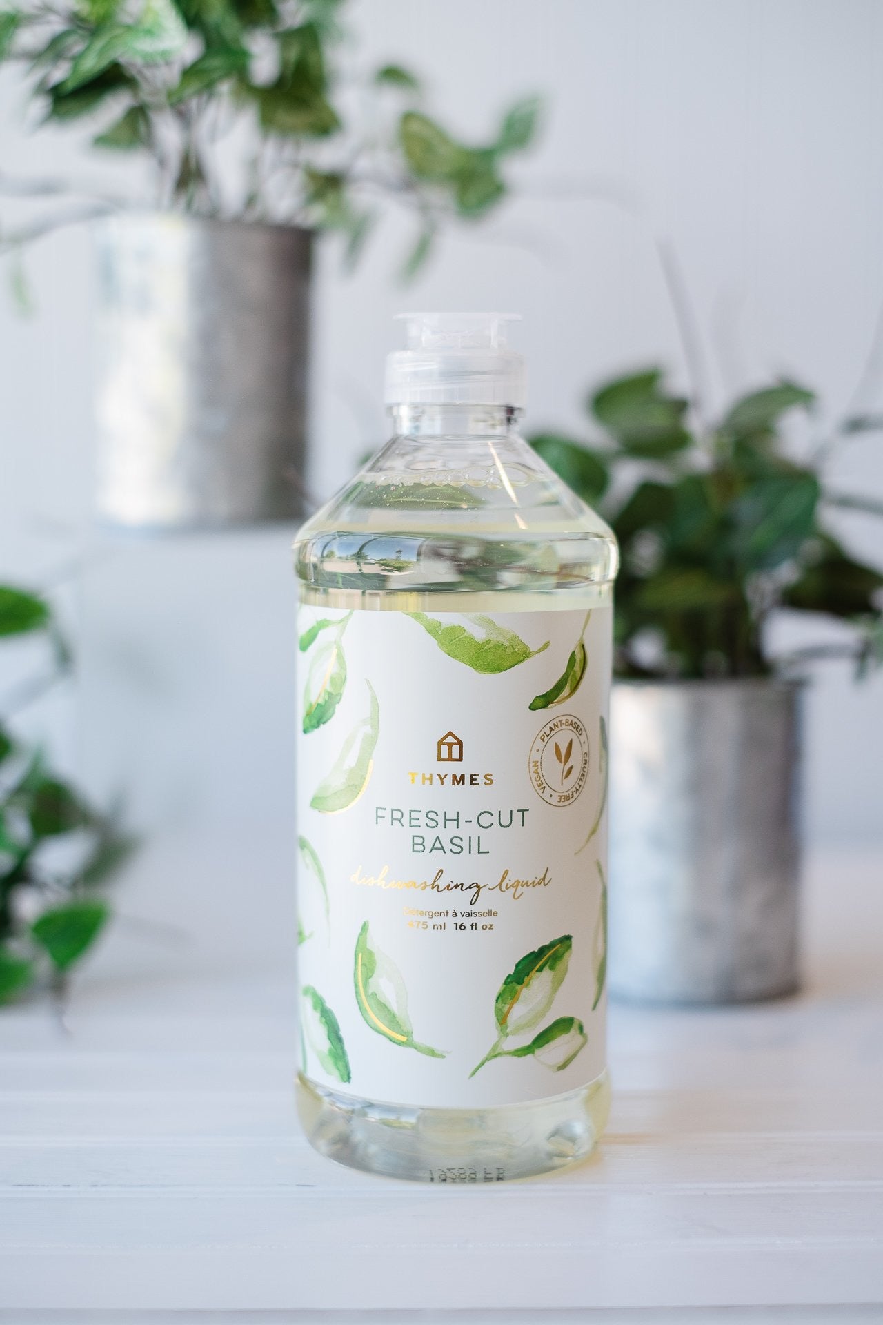 Thymes Fresh Cut Basil Dishwashing Liquid - 16 oz.*