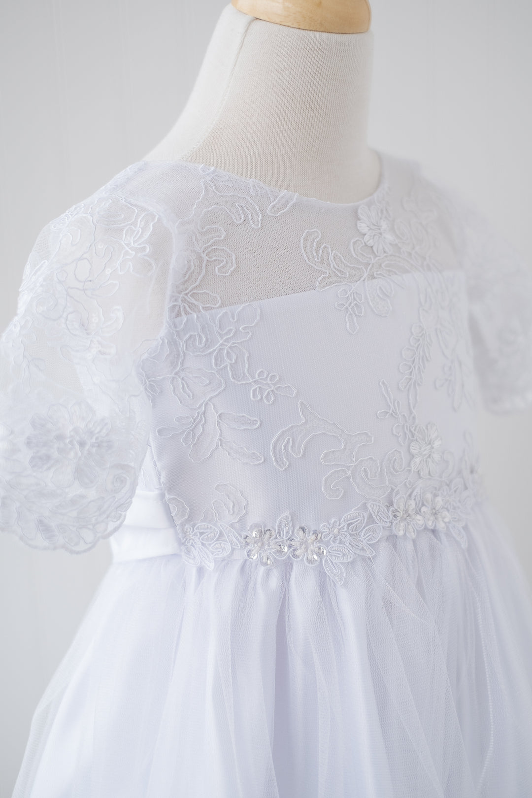 Jolene Girls Dress SK902 White **