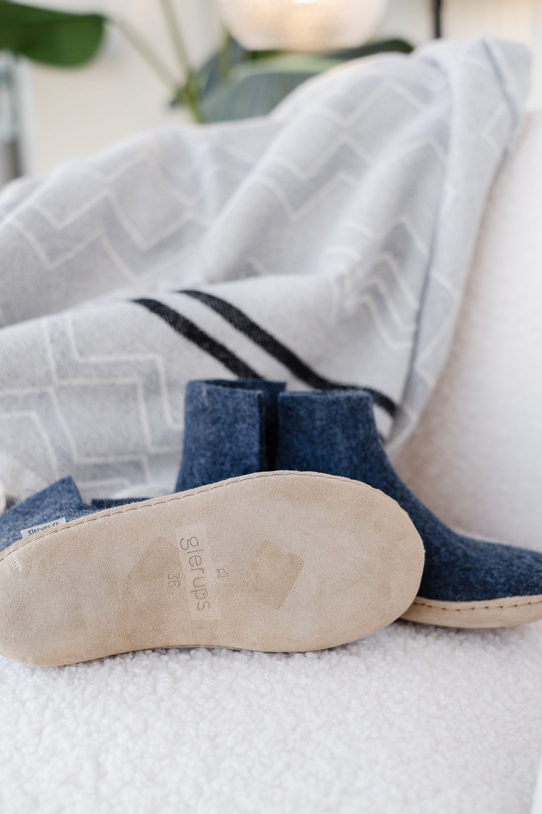 Glerups Felt Boot  -  Denim