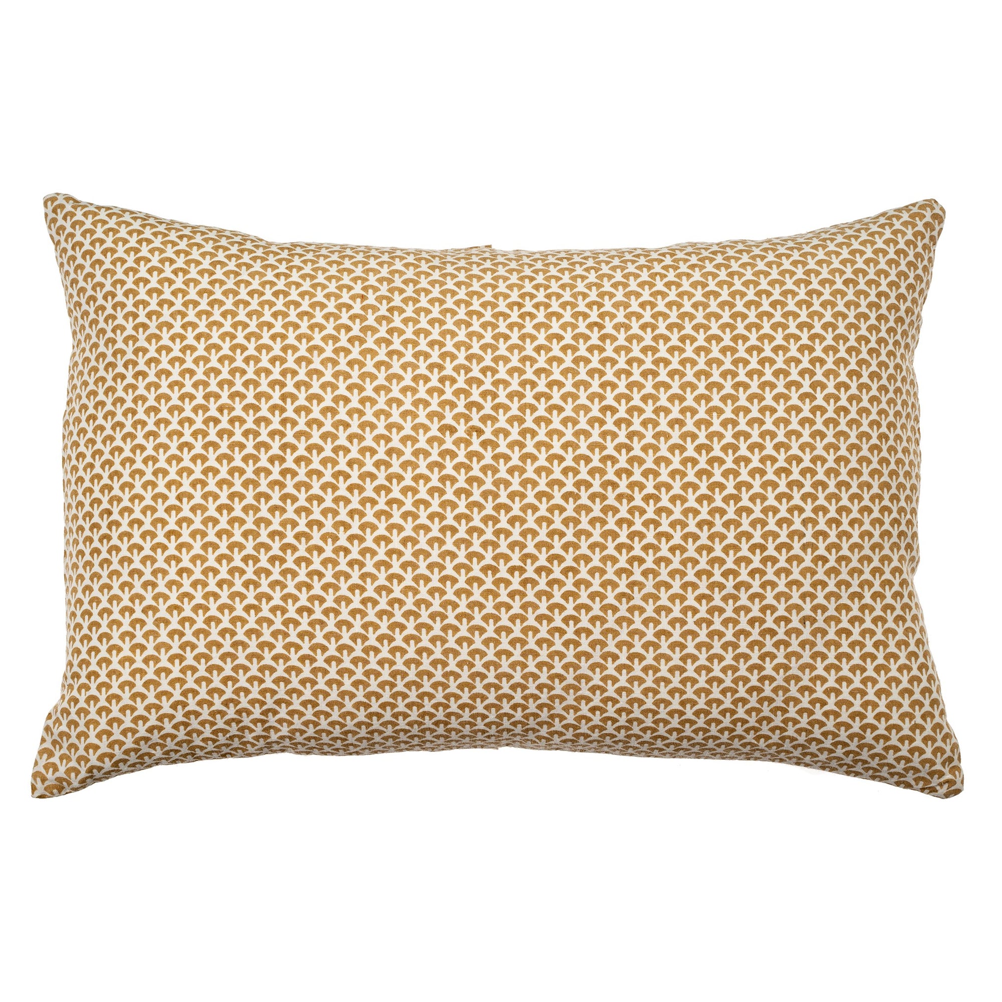 Indaba Ella Ochre Linen Pillow 1-3496