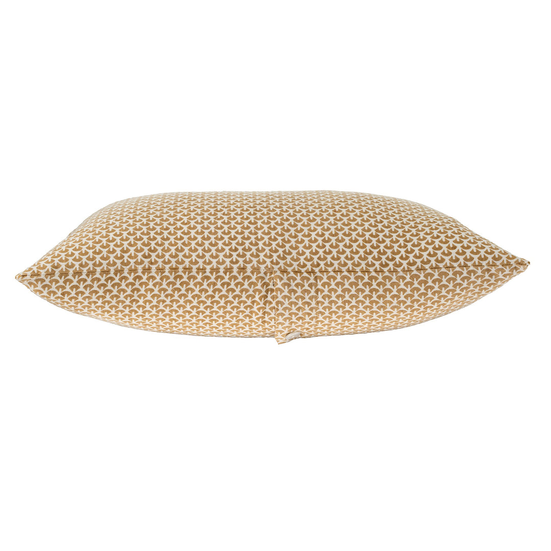 Indaba Ella Ochre Linen Pillow 1-3496