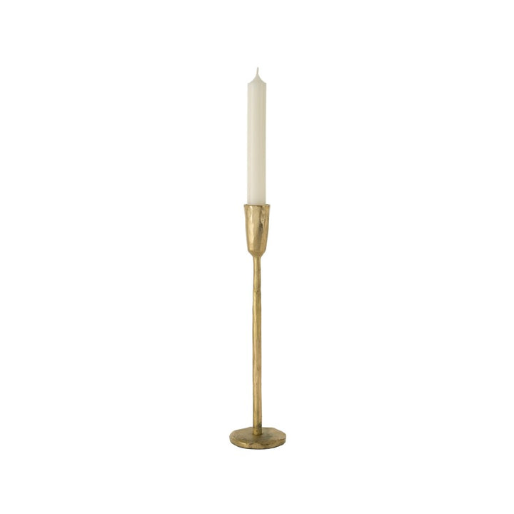 Indaba Luna Gold Forged Candlestick