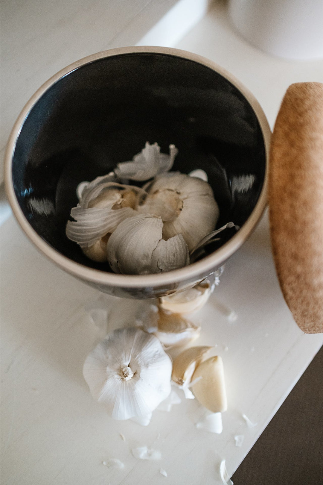 Emile Henry Black Garlic Pot*