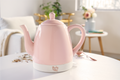 Pinky Up Noelle Ceramic Electric Tea Kettle - Pink