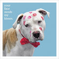 Icon Your Face Needs My Kisses Valentine Card  10626