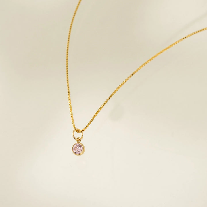 Lovers Tempo Gold-Filled Birthstone Necklace*