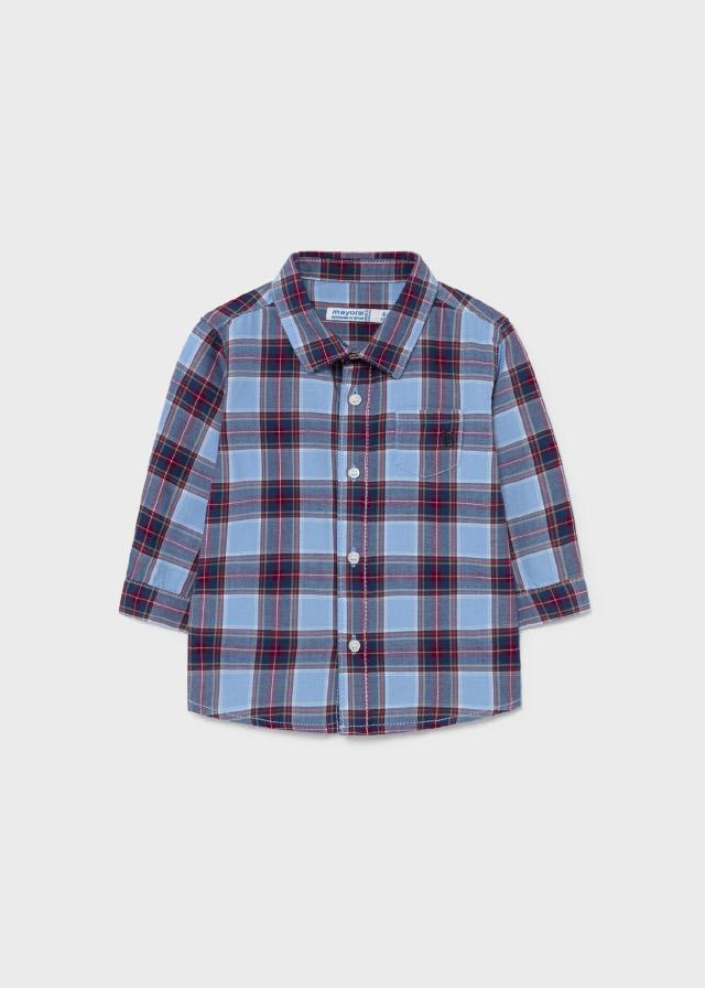 Mayoral Baby Boy Checked Shirt Blue/Red 2146-64