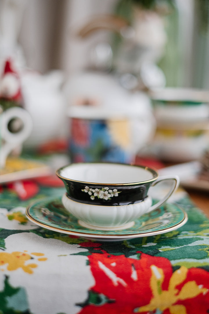 Wedgwood Emerald Forest Wonderlust Cup and Saucer