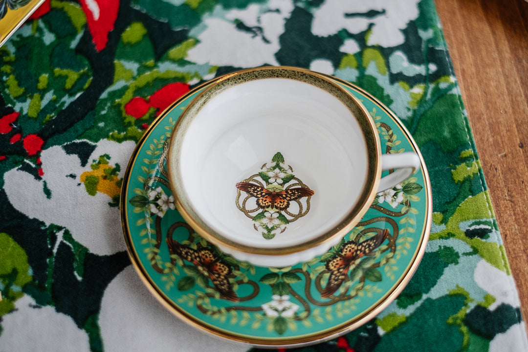 Wedgwood Emerald Forest Wonderlust Cup and Saucer