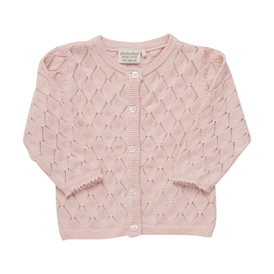 Knitted baby cardigan pink lady deals