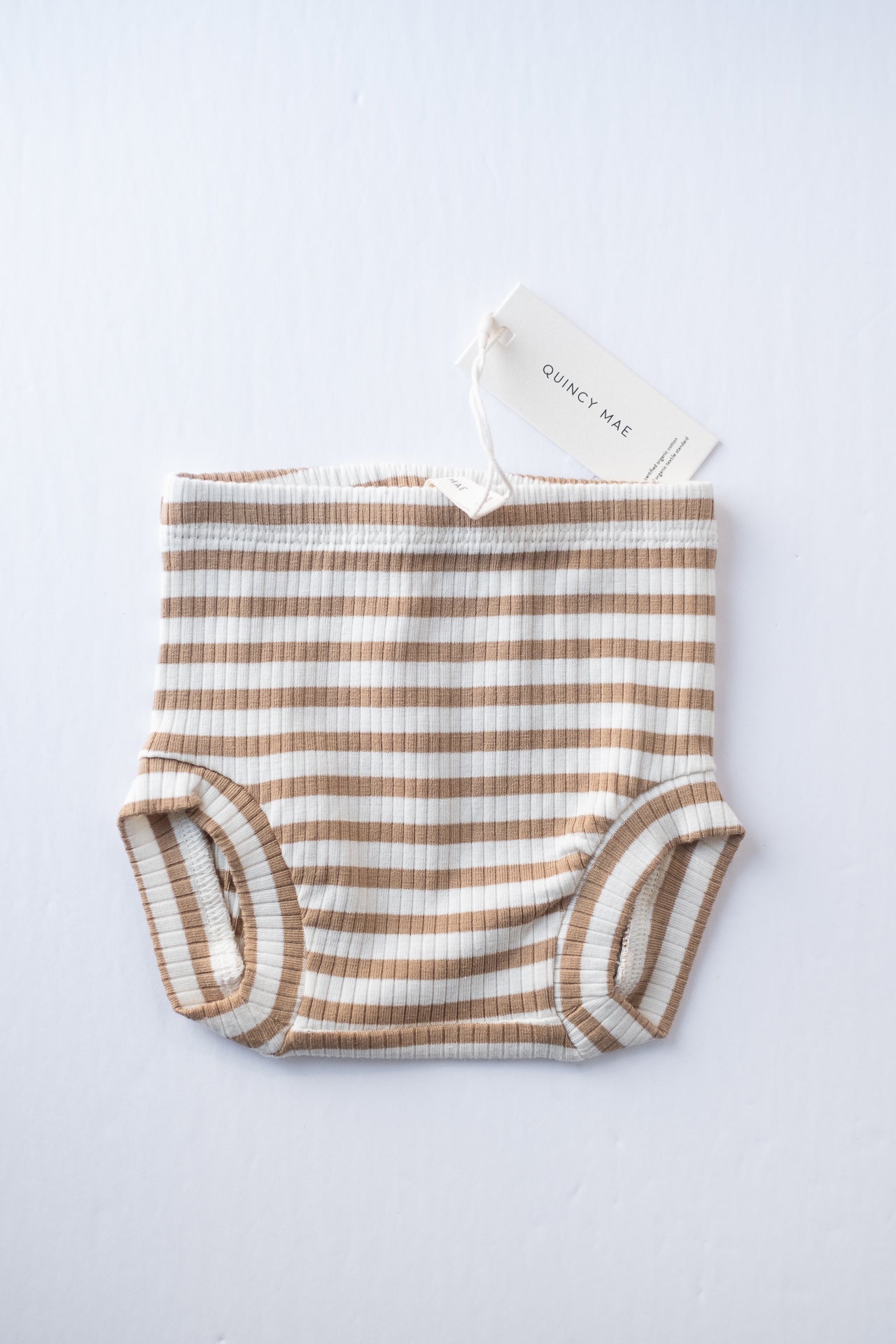 Quincy Mae Ribbed Bloomers   QM106HRY  Honey Stripe