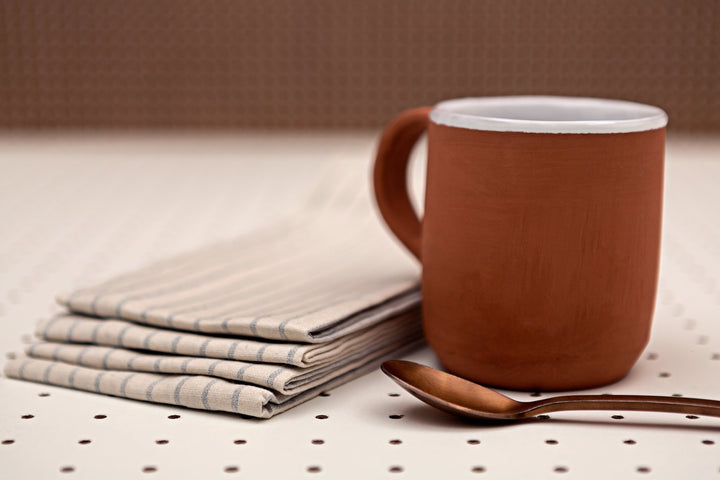 Meema Napkins Set Of 4 - Natural Stripe*