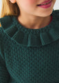 Abel & Lula Girls Textured Sweater  5815-9  Botella
