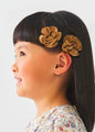 Abel and lula Faux Suede Hair Clip  5948