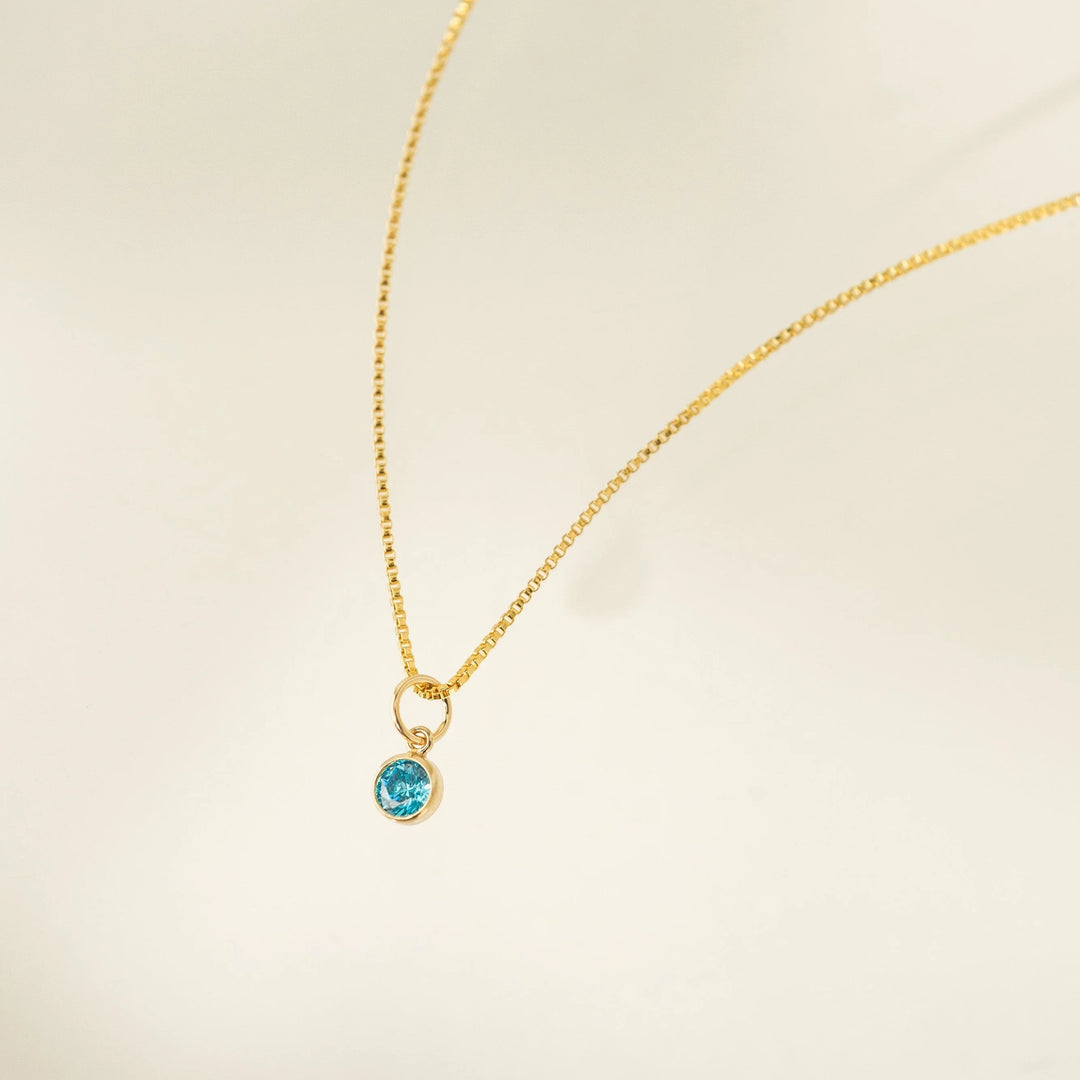 Lovers Tempo Gold-Filled Birthstone Necklace*