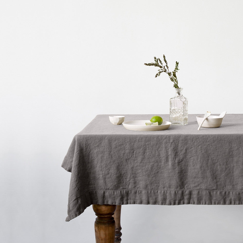 Linen Tales Tablecloth - Ash