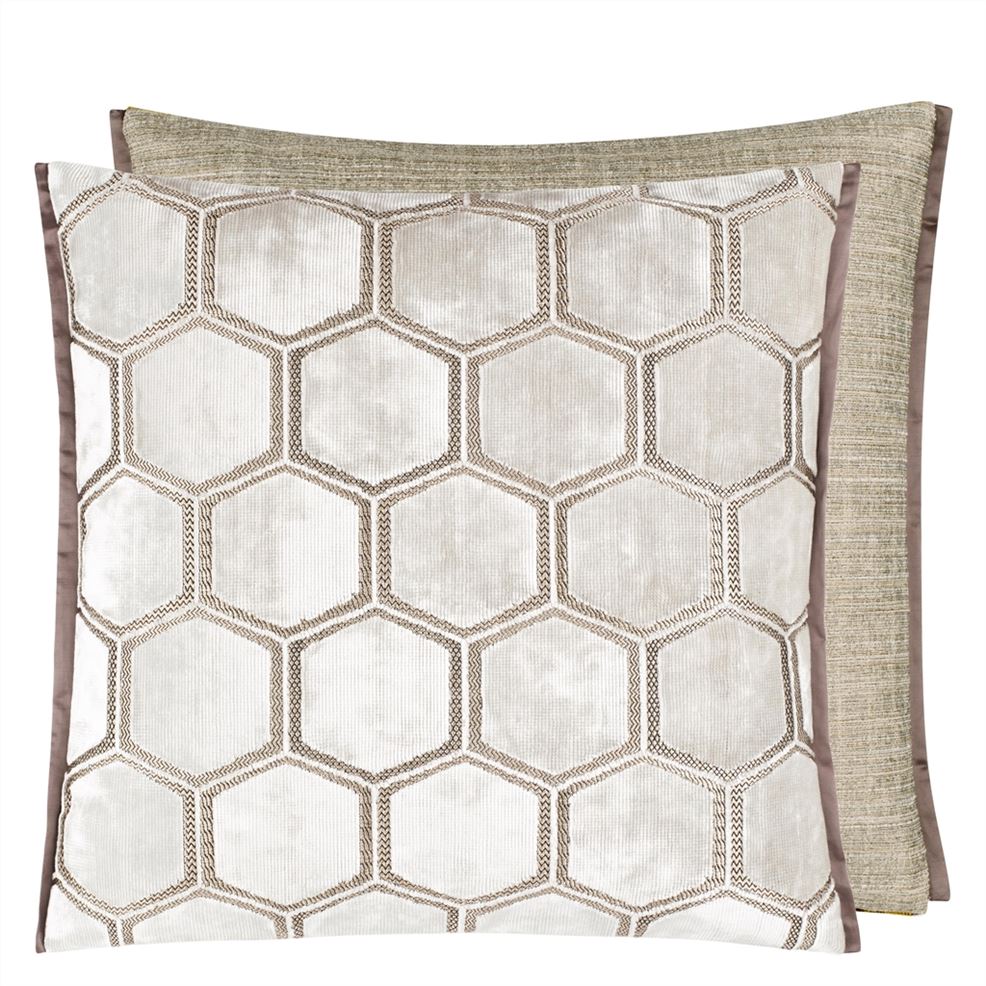 Designers Guild Manipur Oyster Cushion 55" x 55"