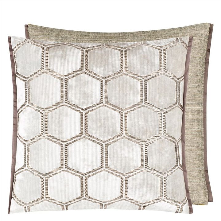 Designers Guild Manipur Oyster Cushion 55" x 55"