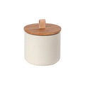 Casafina Pacifica Vanilla Cannister with Wood Lid**